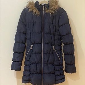 H&M Divided Navy Blue Puffer Jacket